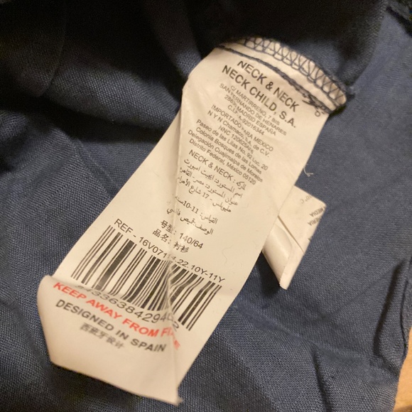 NWOT Kid's Neck & Neck Brand Shirt - Picture 3 of 4